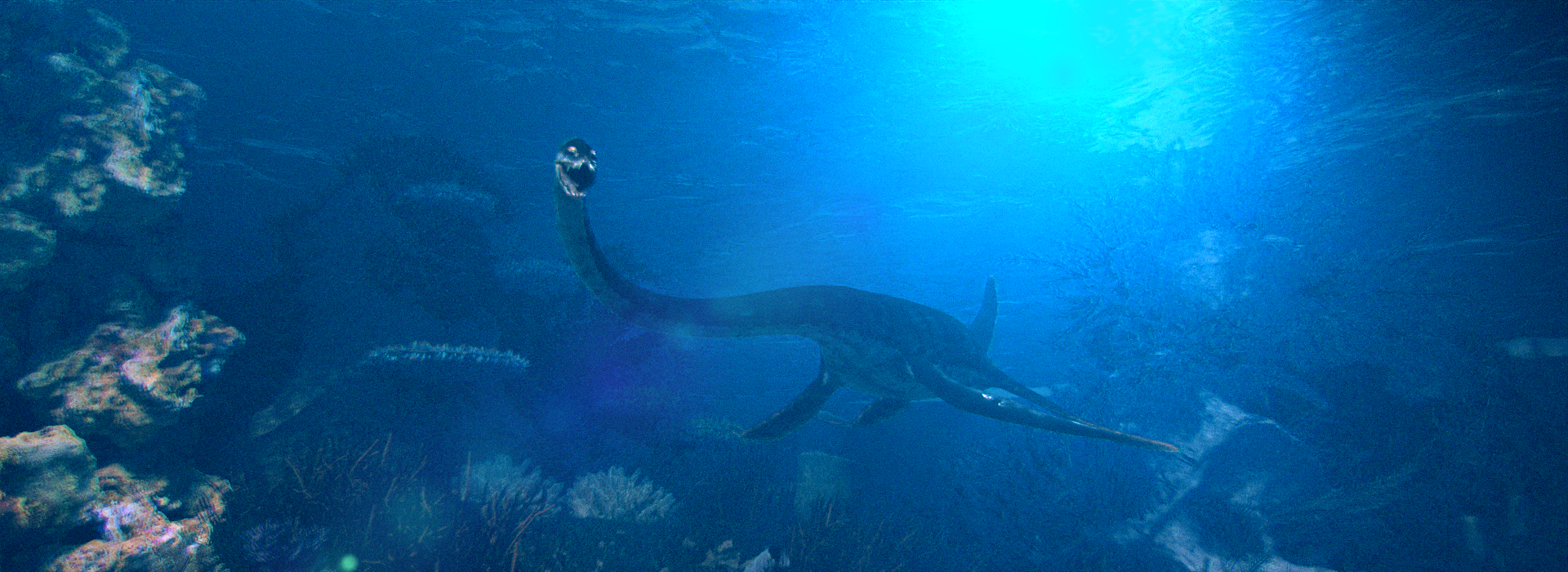 Plesiosaurus 3D-Modell Rigged preview image 1